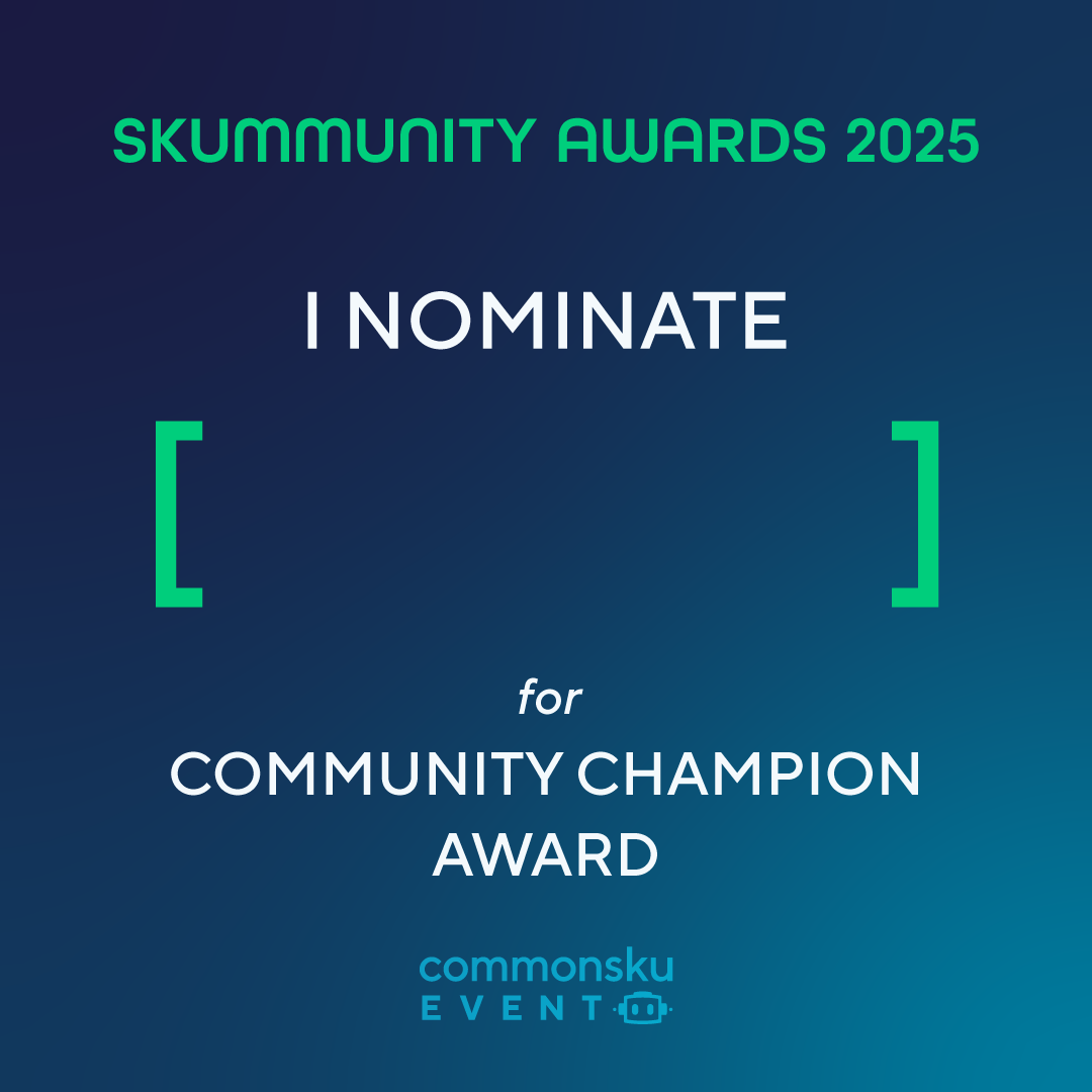 social media asset for Community Champion Award