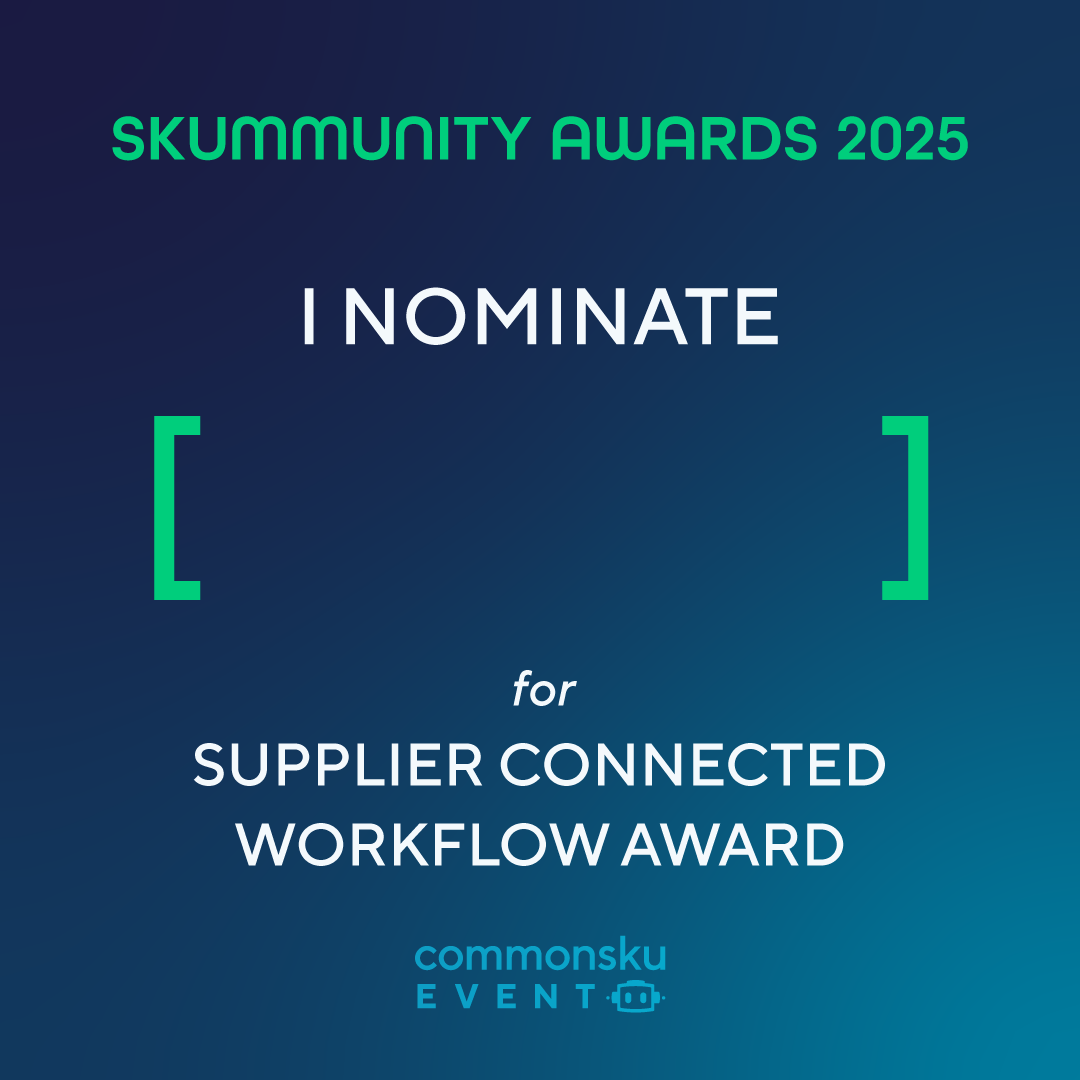 social media asset for Supplier Connected Workflow Award